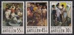 Антильские Нидерландские острова 1986 год. Дети и художественные ремесла. 3 марки