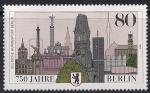 ФРГ (Берлин) 1987 год. 750 лет основания Берлина. 1 марка