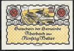 Нотгельд 50 пфеннингов. Германия 1920 год