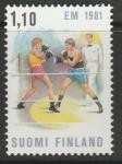 Финляндия 1981 год. Чемпионат Европы по боксу. 1 марка