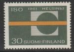 Финляндия 1961 год. Генеральная Ассамблея Международной организации по стандартизации. Хельсинки. 1 марка