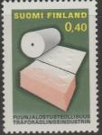 Финляндия 1968 год. Деревообрабатывающая индустрия. Производство бумаги. 1 марка