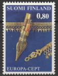 Финляндия 1976 год. Нож с ножнами.Европа. Ремёсла. 1 марка