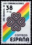 Испания 1983 год. Год коммуникаций. Эмблема. 1 марка