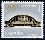 Испания 1965 год. Стадион в Мадриде. Собрание МОК. 1 марка