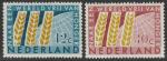 Нидерланды 1963 год. Стилизованное изображение земного шара и колосья пшеницы. Борьба с голодом. 2 марки 