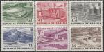 Австрия 1962 год. 15 лет национализации электроэнергетики. 6 марок