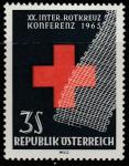 Австрия 1965 год. Международная конференция Красного Креста в Вене. 1 марка