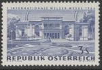 Австрия 1966 год. Главное здание Международной ярмарки. Цветочные часы. 1 марка