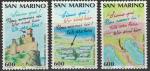 Сан-Марино 1990 год. Европейский год туризма. 3 марки