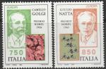 Италия 1994 год. Открытия и изобретения. Нобелевские лауреаты. 2 марки