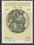 Италия 1993 год. 400 лет Национальной Академии. Медаль Академии. 1 марка