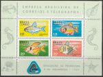 Бразилия 1969 год. Рыболовство, б/зубц. блок.