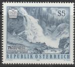 Австрия 1988 год. Водопад Кримлер. 1 марка Австрия 1988 год. Водопад Кримлер. 1 марка