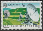Австрия 1988 год. Антенны. Оператор А1 Телеком Австрия. 1 марка 