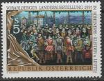 Австрия 1991 год. Люди и платья. Картина. 1 марка 