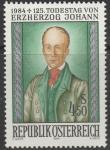 Австрия 1984 год. Эрцгерцог Иоганн Баптист Австрийский. Картина. 1 марка 