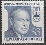 Австрия 1983 год. Карл Терцаги, австрийский геолог и инженер-строитель. 1 марка 