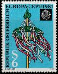 Австрия 1981 год. Фольклор. Майский шест. 1 марка 