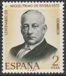Испания 1970 год. 100 лет со дня рождения генерала и политика Мигеля Риверы. 1 марка 