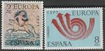 Испания 1973 год. Европа. СЕРТ. Мозаика и символика. 2 марки 
