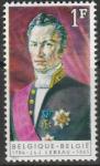 Бельгия 1965 год. Жан-Луи-Жозеф Lebeay, бельгийский государственный деятель. Картина. 1 марка 