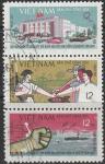 Вьетнам 1964 год. Международный конгресс солидарности в Ханое. 3 гашёные марки