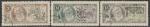 Куба 1963 год. Эрнест Хемингуэй. 3 гашёные марки 