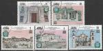 Куба 1985 год. Культурное наследие. Архитектура Гаваны. 5 гашёных марок 