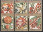 Куба 1984 год. Цветы. 6 гашёных марок 