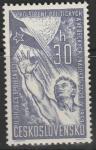 ЧССР 1959 год. II съезд Ассоциации политического и культурного знания. 1 марка (ю) 