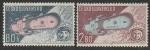 ЧССР 1963 год. Совместный космический полёт кораблей "Восток-5" и "Восток-6". 2 марки (+1ю)
