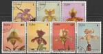 Куба 1972 год. Тропические орхидеи, 7 гашёных марок 