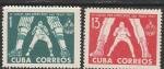 Куба 1963 год. Панамериканские игры в Сан-Пауло, 2 марки 