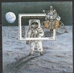 Польша 1989 год. 20 лет высадке на Луну, блок 