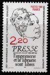 Франция 1981 год. 100 лет французской газете "Ведомости", 1 марка 