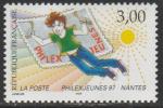 Франция 1997 год. Молодёжная филвыставка "PHILEXTEUNES-97", 1 марка 