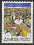 Франция 1986 год. Венецианский карнавал в Париже, 1 марка 
