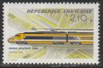 Франция 1984 год. Высокоскоростной поезд TGV, 1 марка 
