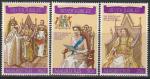 Маврикий 1977 год. 25 лет Правления королевы Елизаветы II, 3 марки 