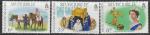 Фолклендские острова 1977 год. 25 лет Правления королевы Елизаветы II, 3 марки 