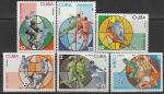 Куба 1981 год. Чемпионат мира по футболу в Испании 1982 год, 6 марок 