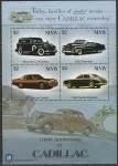 Невис 2003 год. 100 лет автомобилям марки "Кадиллак", малый лист 