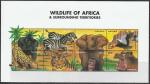 Танзания 1999 год. Дикая природа Африки, малый лист 