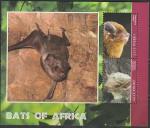 Гана 2014 год. Африканские летучие мыши, блок 