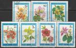 Вьетнам 1984 год. Цветущие деревья, 7 гашёных марок 