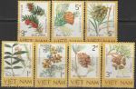 Вьетнам 1986 год. Редкие растения, 7 гашёных марок 