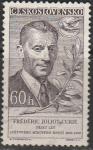 ЧССР 1959 год. Нобелевский лауреат по физике Федерик Жолио-Кюри, 1 гашёная марка 