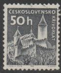 ЧССР 1963 год. Замок Пюрглиц, 1 гашёная марка 
