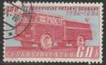 ЧССР 1964 год. Пожарная машина "Шкода 706RT", 1 гашёная марка 